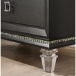Lavish 3 Piece Gray Bedroom Set with Light up Headboard in Queen Size