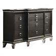 Lavish 3 Piece Gray Bedroom Set with Light up Headboard in California King