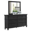 Sandy Platform Cappuccino Wood 4 Piece Bedroom Set in California King
