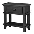 Sandy Platform Cappuccino Wood 4 Piece Bedroom Set in Eastern King