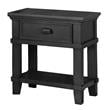 Sandy Platform Cappuccino Wood 3 Piece Bedroom Set in Queen