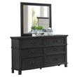 Sandy Platform Cappuccino Wood 4 Piece Bedroom Set in Queen