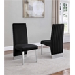 White Marble 7 piece Dining Set with Silver Stainless Steel Base