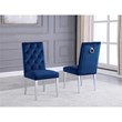 White Marble 7 piece Dining Set with Silver Stainless Steel Base