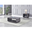 Modern Walnut Wood Coffee Table