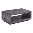 Modern Walnut Wood Coffee Table