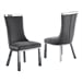 Dark Gray Velvet / Silver