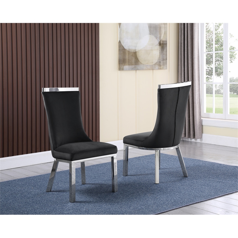 White Marble 9pc Dining Set with Silver Stainless Steel and 8 Chairs