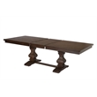 7pc Walnut Wood Dining Set with Extendable Table + Beige Linen Chairs + Bench