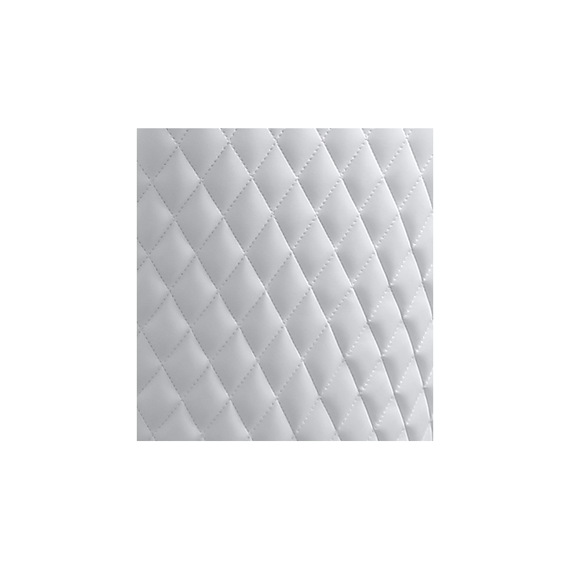 5pc Black Wood Top Dining Set with White Faux Leather Chairs and Gold Base