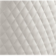 Quilted Back Side Chairs Set of 2 in Cream Velvet and Gold Base