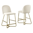Quilted Back Counterheight Chairs 24