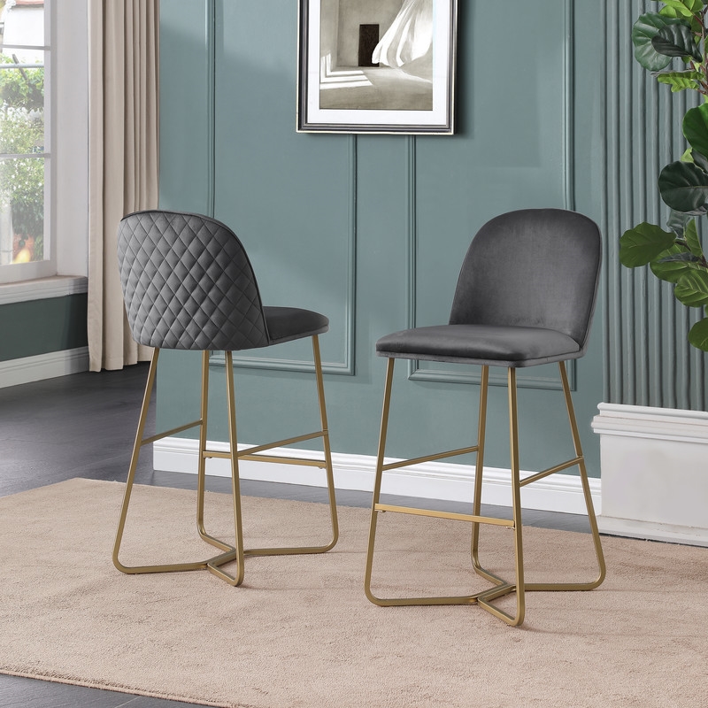 Quilted Back Barstools 29