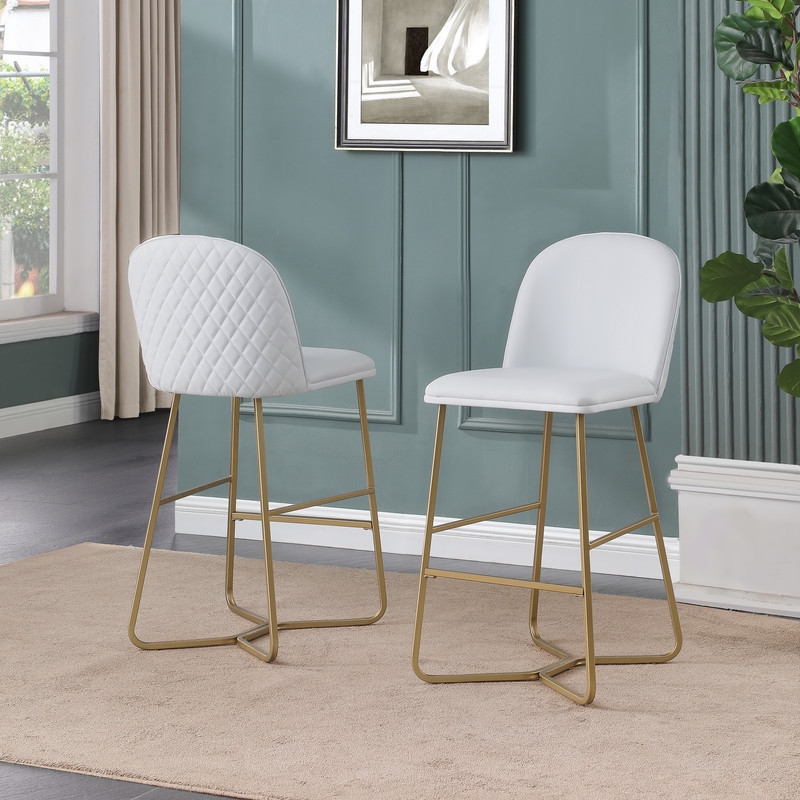 Quilted Back Barstools 29