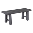 Best Quality Furniture Gray Outdoor Bench with Aluminum Frame and HDPE