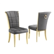 Best Quality Furniture White Marble Dining Set with Dark Gray Velvet Chairs