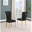 Best Quality Furniture White Marble Dining Set with Black Velvet Chairs