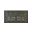 Best Quality Furniture 3pc Rustic Gray Acacia Wood Patio Set with Bench