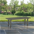 Best Quality Furniture Outdoor Patio Bench in Rustic Gray Acacia Wood