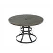 Best Quality Furniture Outdoor Patio Dining Table in Gray Steel Metal