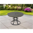 Best Quality Furniture Outdoor Patio Dining Table in Gray Steel Metal