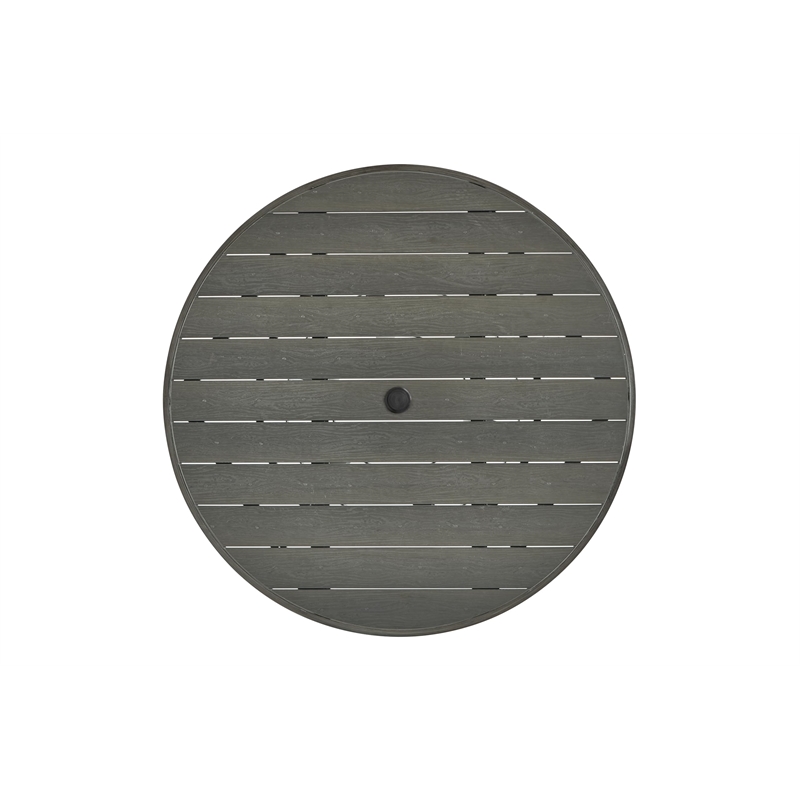 Best Quality Furniture Outdoor Patio Dining Table in Gray Steel Metal