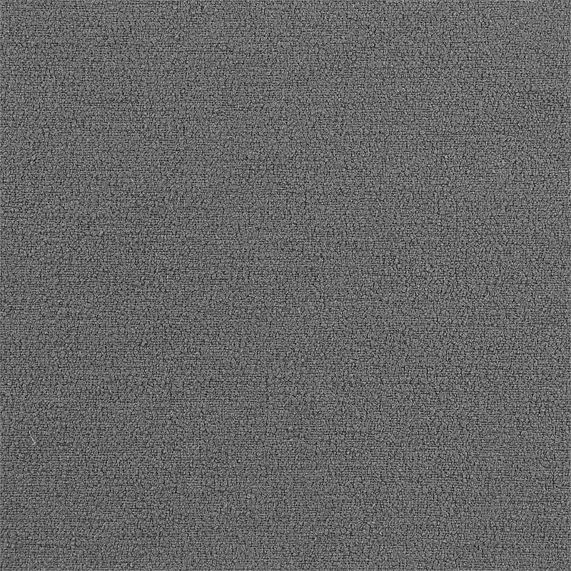 Best Quality Furniture Gray Teddy Fabric Side Chairs with Gold Chrome