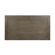 Best Quality Furniture Brown-Gray Wood Dining Table with Rustic Finish