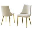 Best Quality Furniture White Marble Wrap Glass Dining Set with Velvet Chairs