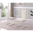 Best Quality Furniture Line Tufted Boucle Fabric Side Chairs in Cream