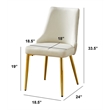 Best Quality Furniture Round Clear Glass Dining Table with Velvet Side Chairs