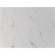 Best Quality Furniture Faux White Marble Dining Table with Dark Rustic Wood