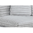 Best Quality Furniture SE08 Modular Armless Piece in Light Gray Velvet Corduroy