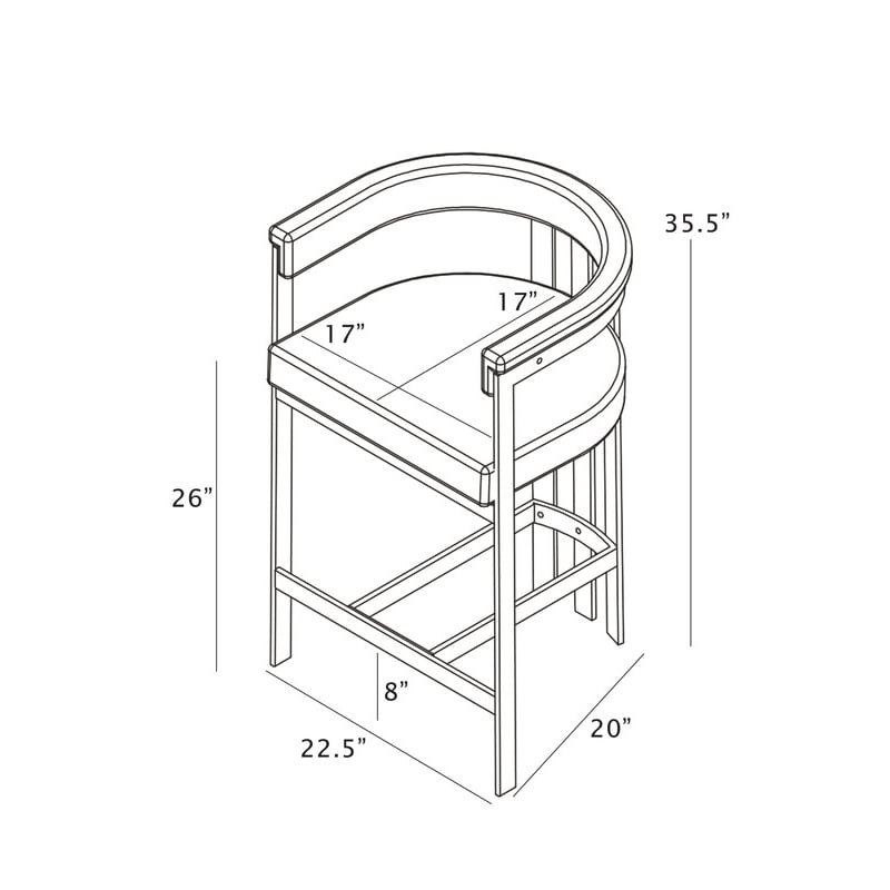 Best Quality Furniture Leathaire Counter Stools with Gold Iron Chrome Base