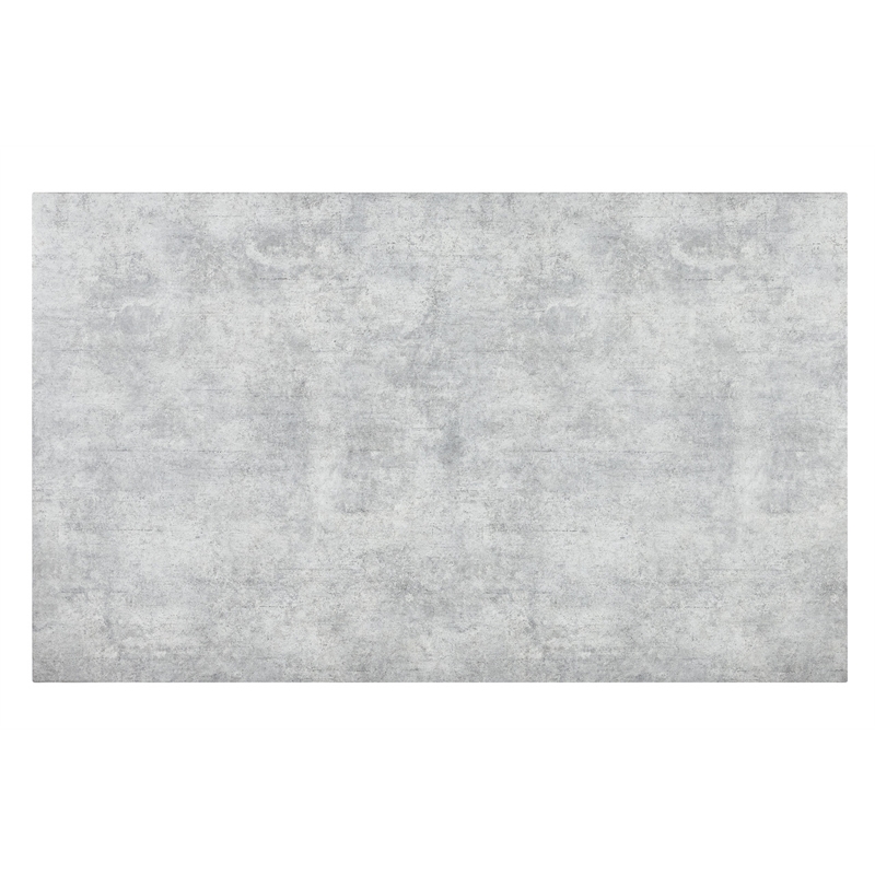 Best Quality Furniture Rustic Modern Gray Wood Dining Table with Pedestal Base