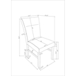 Best Quality Furniture Rustic Modern Gray Wood 5pc Dining Set with Pedestal Base