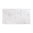 Best Quality Furniture 87 x 42 White Marble Dining Table with Stainless Steel
