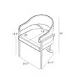 Best Quality Furniture 9 Piece White Marble Dining Set with Stainless Steel Base