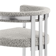Best Quality Furniture 7 Piece White Marble Dining Set with Stainless Steel Base