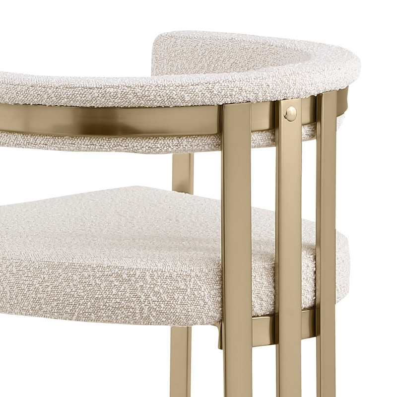 Best Quality Furniture 9 Piece White Marble Dining Set with Stainless Steel Base