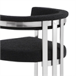 Best Quality Furniture 5 Piece White Marble Dining Set with Stainless Steel Base