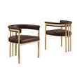Best Quality Furniture 5 Piece White Marble Dining Set with Stainless Steel Base