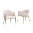 Best Quality Furniture 9 Piece White Marble Dining Set with Stainless Steel Base