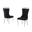Best Quality Furniture 9 Piece White Marble Dining Set with Stainless Steel Base