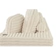 Best Quality Furniture Beige Fluffy Fabric Compressed 2 Piece Sectional