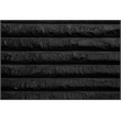 Best Quality Furniture Black Fluffy Fabric Compressed 2 Piece Sectional