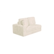 Best Quality Furniture Beige Fluffy Fabric Compressed 2 Piece Sectional