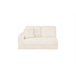 Best Quality Furniture Beige Fluffy Fabric Compressed 2 Piece Sectional