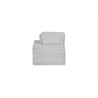 Best Quality Furniture Light Gray Fluffy Fabric Compressed 2 Piece Double Chaise