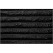 Best Quality Furniture Black Fluffy Fabric Compressed 2 Piece Double Chaise